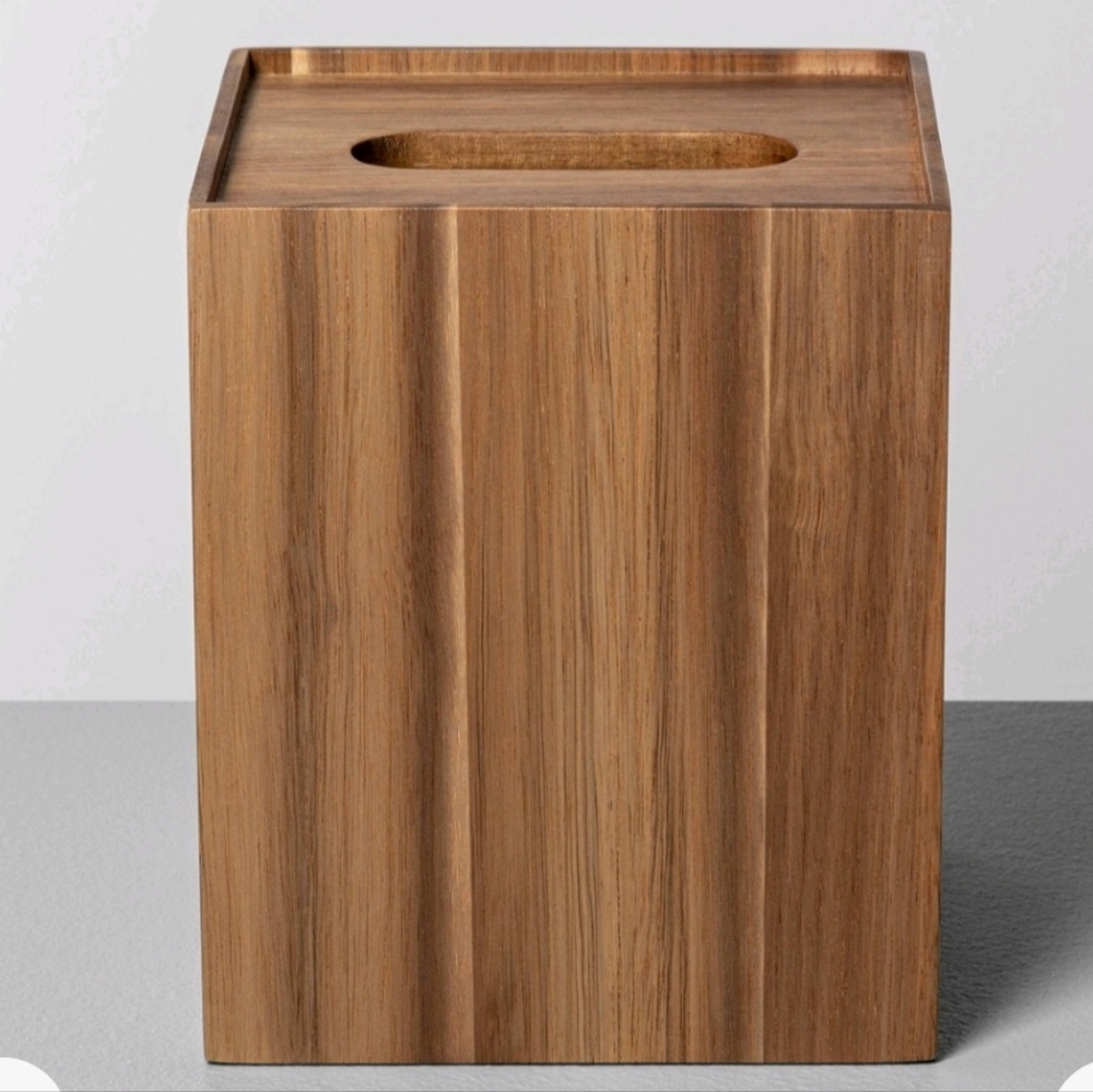 Wooden Tissue Box Holder - Hearth & Hand™ with Magnolia: Sturdy Wood, Target